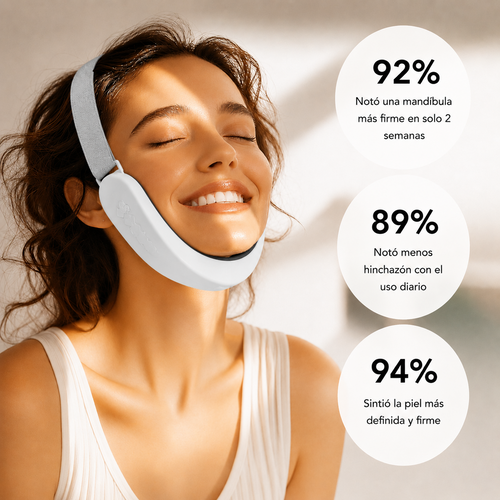 Reductor de Papada NÍTEA — Tonifica 60 Músculos Faciales en 15 Minutos