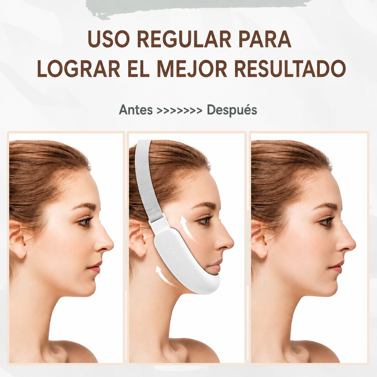 Reductor de Papada NÍTEA — Tonifica 60 Músculos Faciales en 15 Minutos