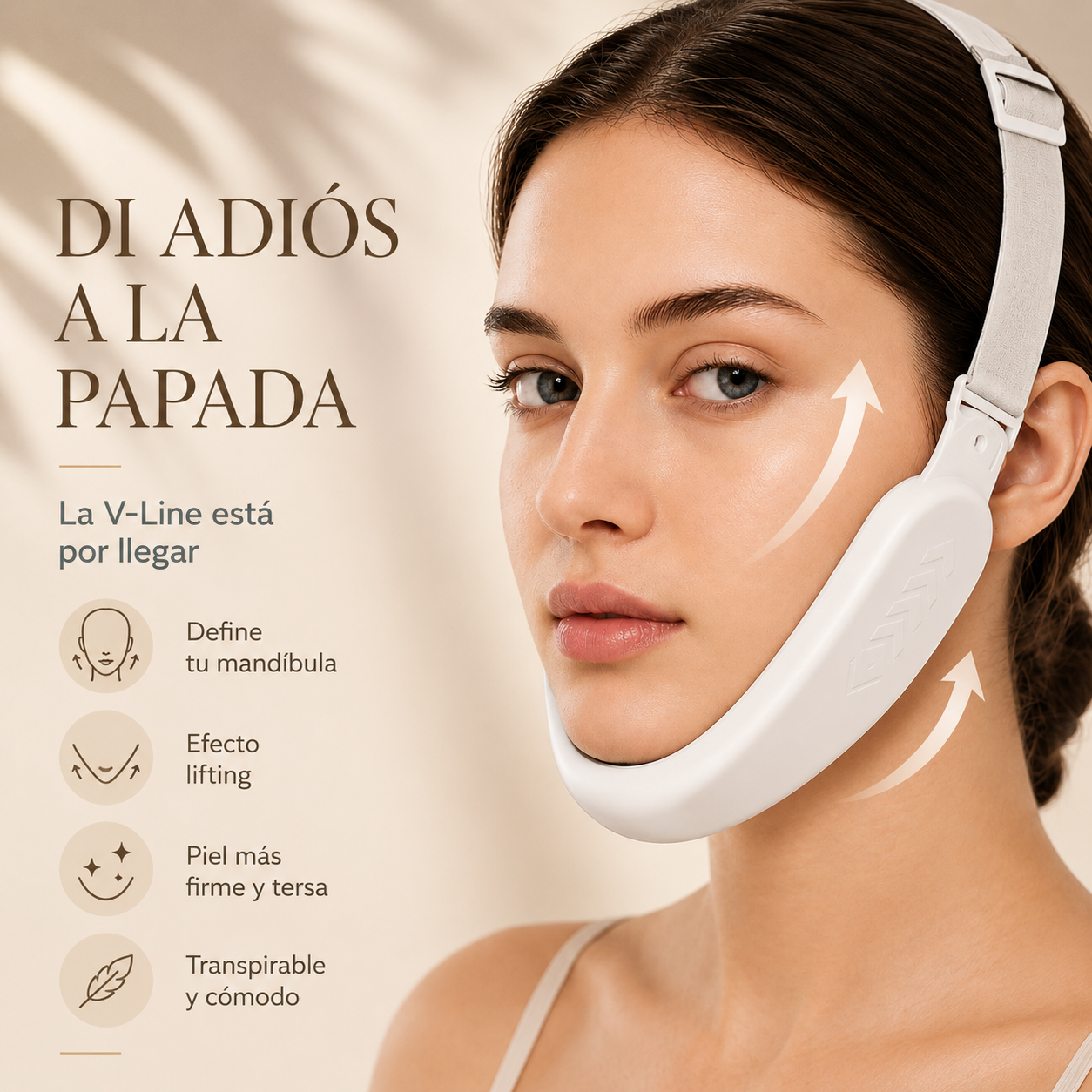 Reductor de Papada NÍTEA — Tonifica 60 Músculos Faciales en 15 Minutos